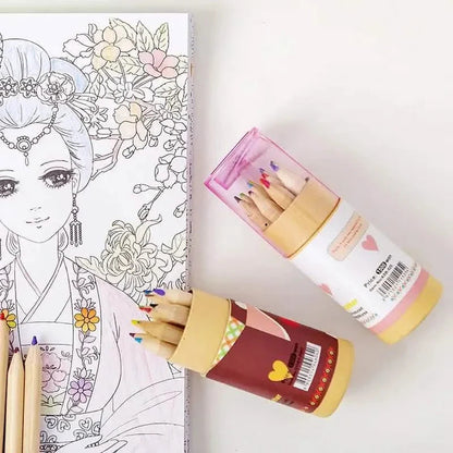 3-Pack: 12-Color Cute Pencils Creative Stationery Cute Bear DailySale