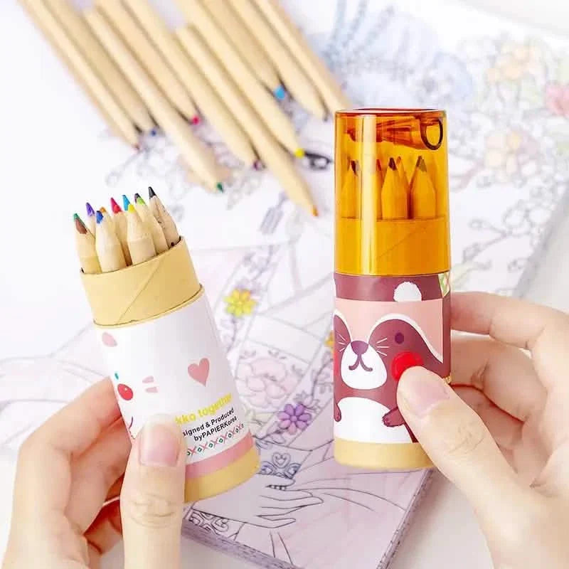 3-Pack: 12-Color Cute Pencils Creative Stationery Cute Bear DailySale