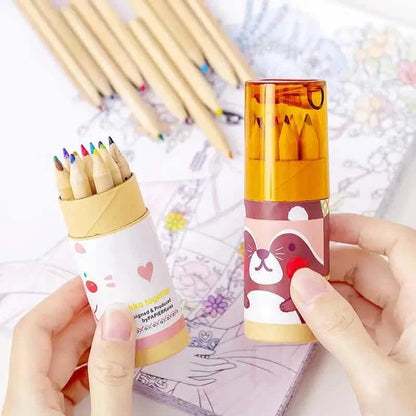 3-Pack: 12-Color Cute Pencils Creative Stationery Cute Bear DailySale