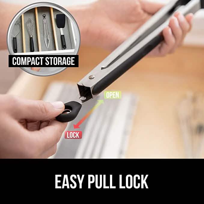 3-Pack: 14-Inch Stainless Steels Tongs DailySale
