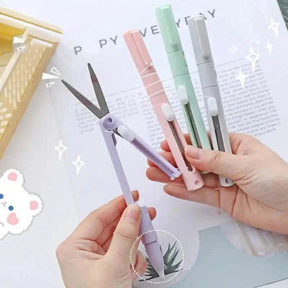 3-Pack: 2-in-1 Pen Style Scissors with Paper Cutter DailySale