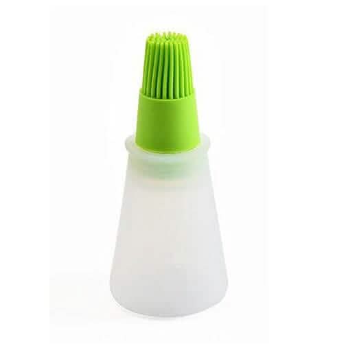 3-Pack: 2.2oz Silicone BBQ Oil Bottle Brush with Flat-Bottom Design DailySale