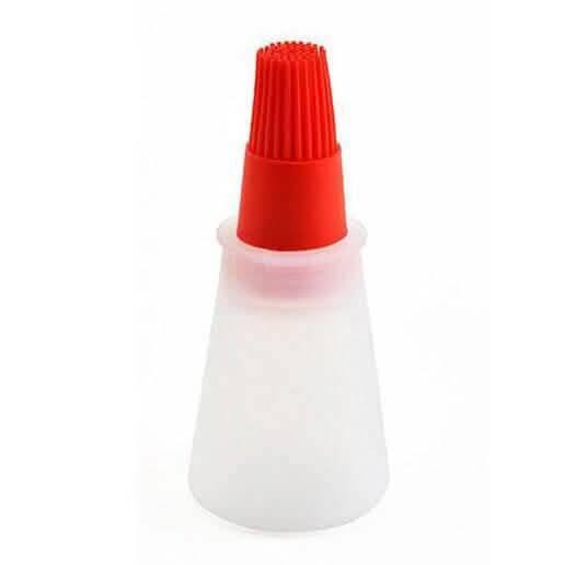 3-Pack: 2.2oz Silicone BBQ Oil Bottle Brush with Flat-Bottom Design DailySale