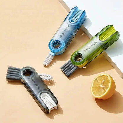 3-Pack: 3-in-1 Tiny Bottle Cup Lid Detail Brush DailySale