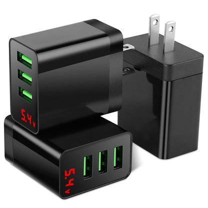 3-Pack: 3-Port USB Wall Charger DailySale