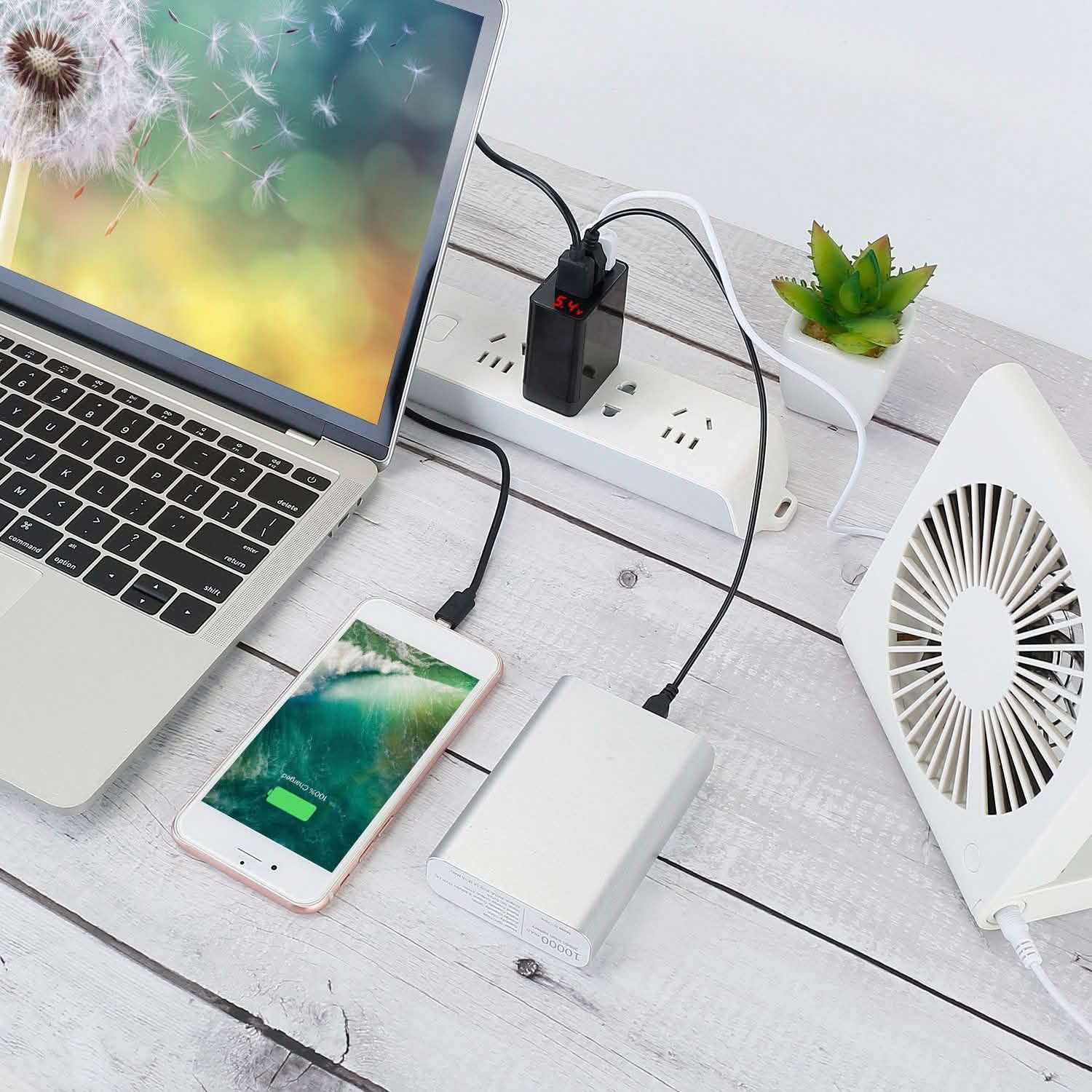 3-Pack: 3-Port USB Wall Charger DailySale