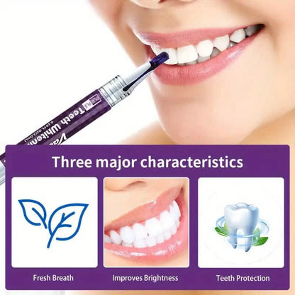 3-Pack: 3ml/0.1fl oz Mint Flavor Purple Teeth Whitening Gel Pen DailySale