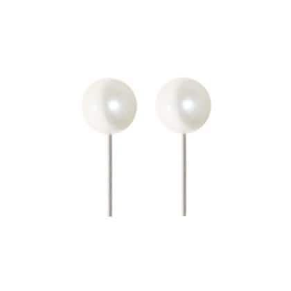 3-Pack: 8 MM Faux Pearl Stud Earrings DailySale
