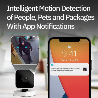 3-Pack: Abode Cam 2 | Indoor/Outdoor WiFi Connected Security Camera with Full Color Low-Light Video, Motion Detection, and Two-Way Voice  (Refurbished) DailySale
