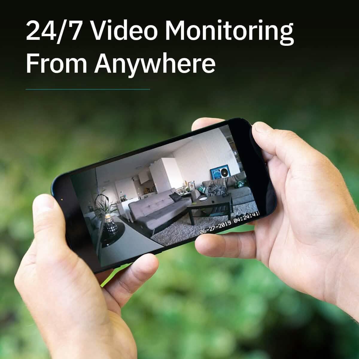 3-Pack: Abode Cam 2 | Indoor/Outdoor WiFi Connected Security Camera with Full Color Low-Light Video, Motion Detection, and Two-Way Voice  (Refurbished) DailySale