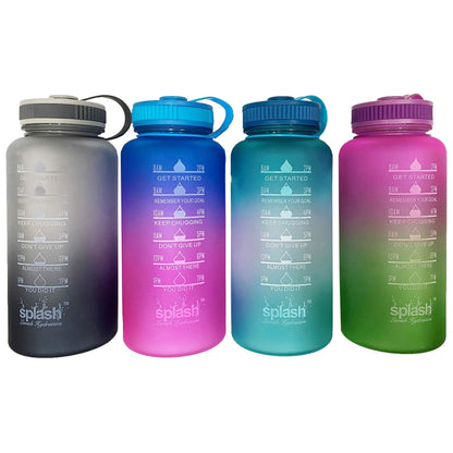 3-Pack Assorted Motivational Water Bottles With Twist Cap DailySale