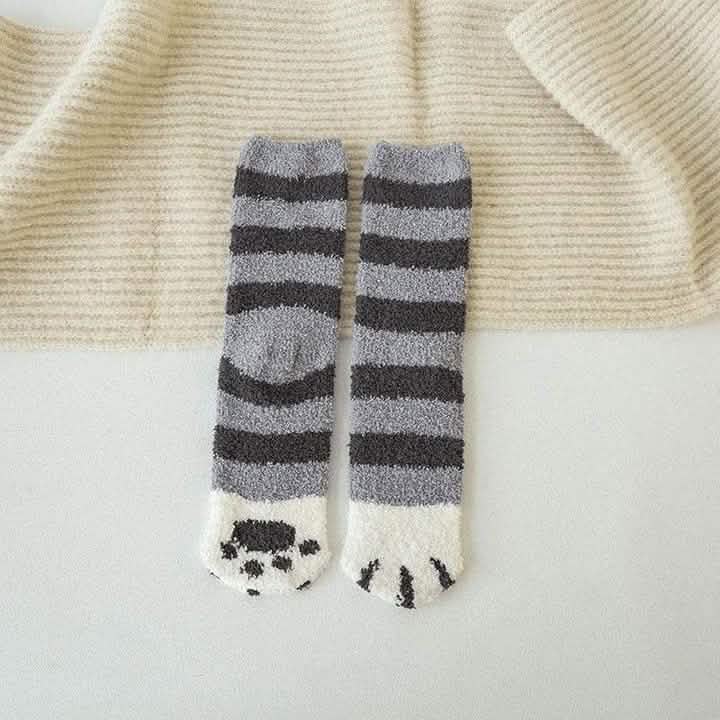 3-Pack: Autumn and Winter Cat Claws Socks DailySale