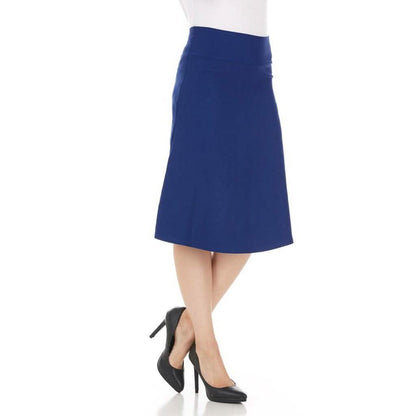 3-Pack: Aviot Lightweight Fitted A-Line Skirt DailySale