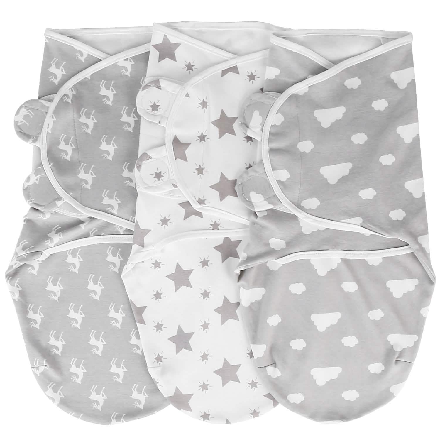 3-Pack: Baby New Born Swaddle Wrap DailySale