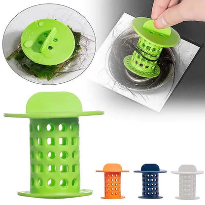 3-Pack: Bathroom Drain Hair Catcher Bath Stopper Plug Sink DailySale