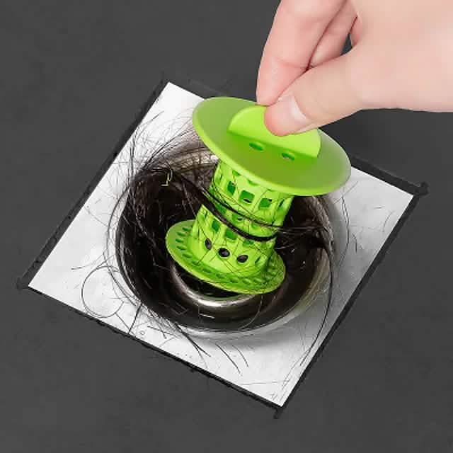 3-Pack: Bathroom Drain Hair Catcher Bath Stopper Plug Sink DailySale