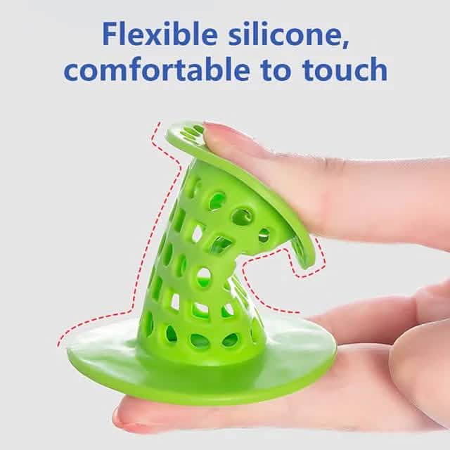 3-Pack: Bathroom Drain Hair Catcher Bath Stopper Plug Sink DailySale