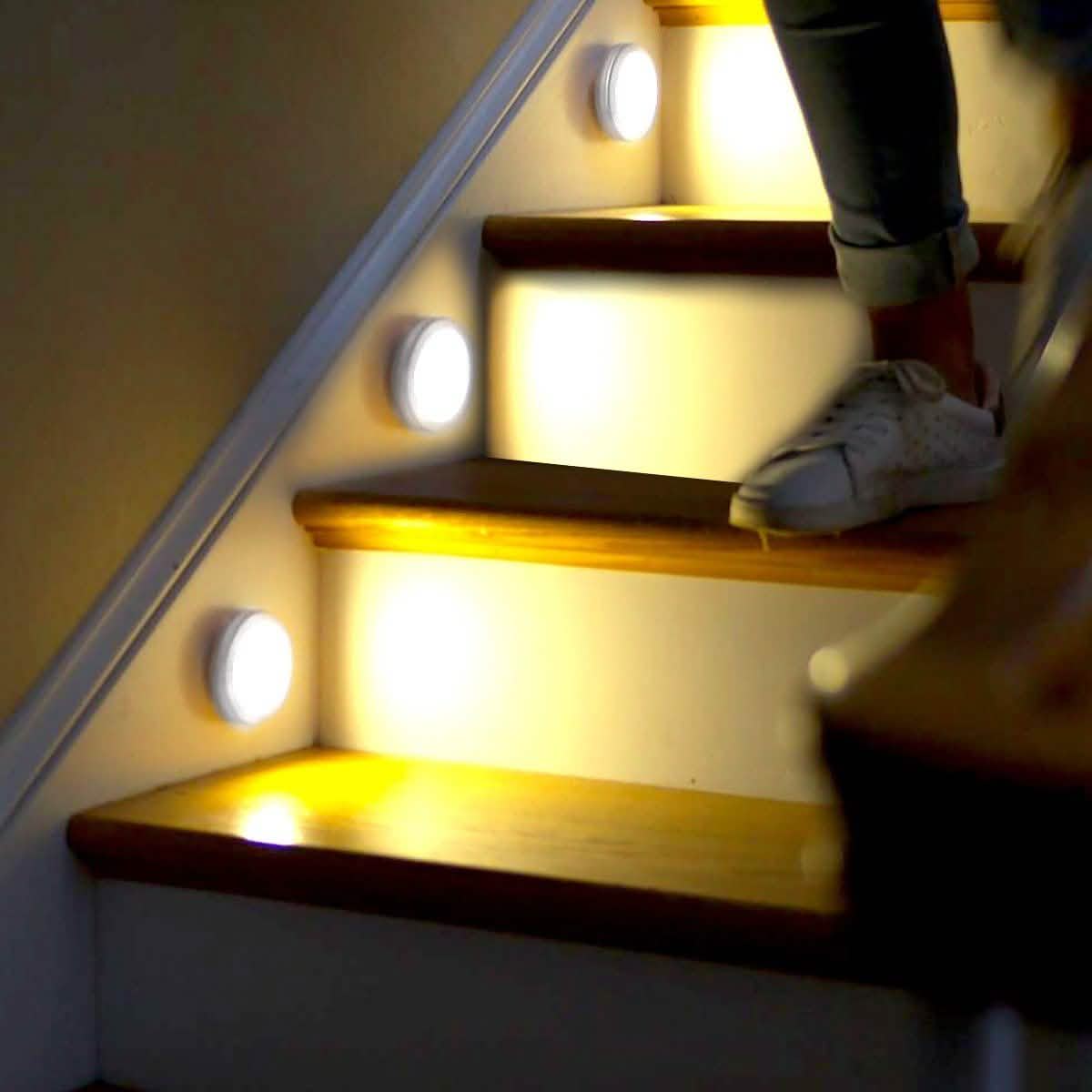 3-Pack: Bell + Howell Motion Activated LED Pods DailySale