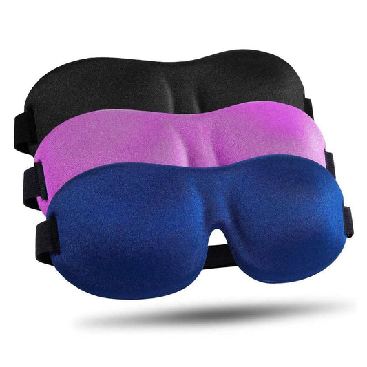 3-Pack: Blackout Eye Mask with Adjustable Strap DailySale