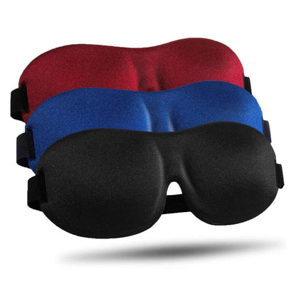 3-Pack: Blackout Eye Mask with Adjustable Strap DailySale