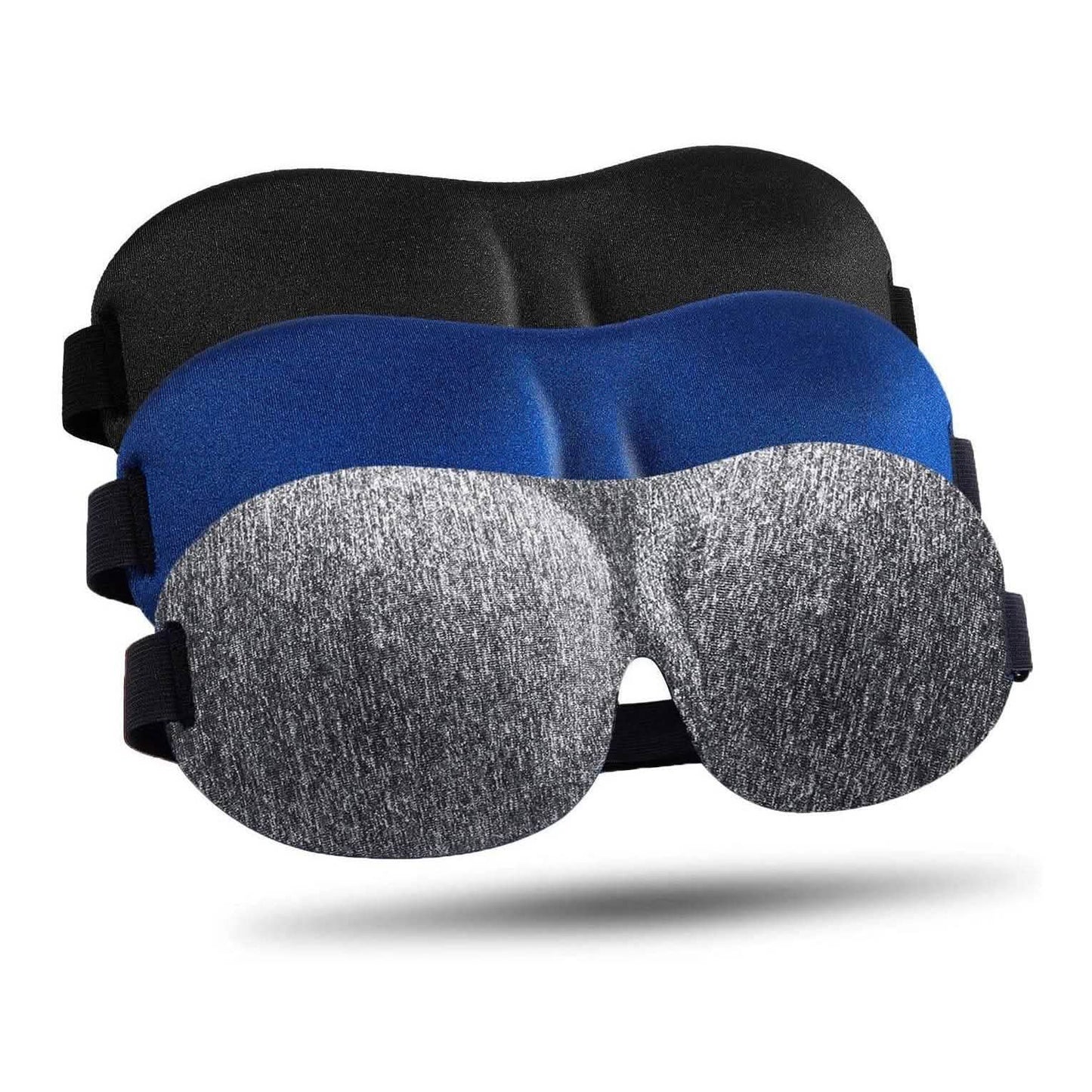 3-Pack: Blackout Eye Mask with Adjustable Strap DailySale