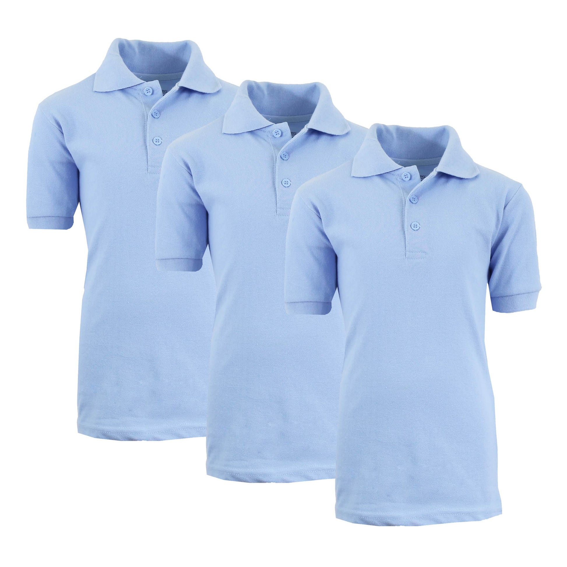 3-Pack: Boys School Uniform Polo DailySale