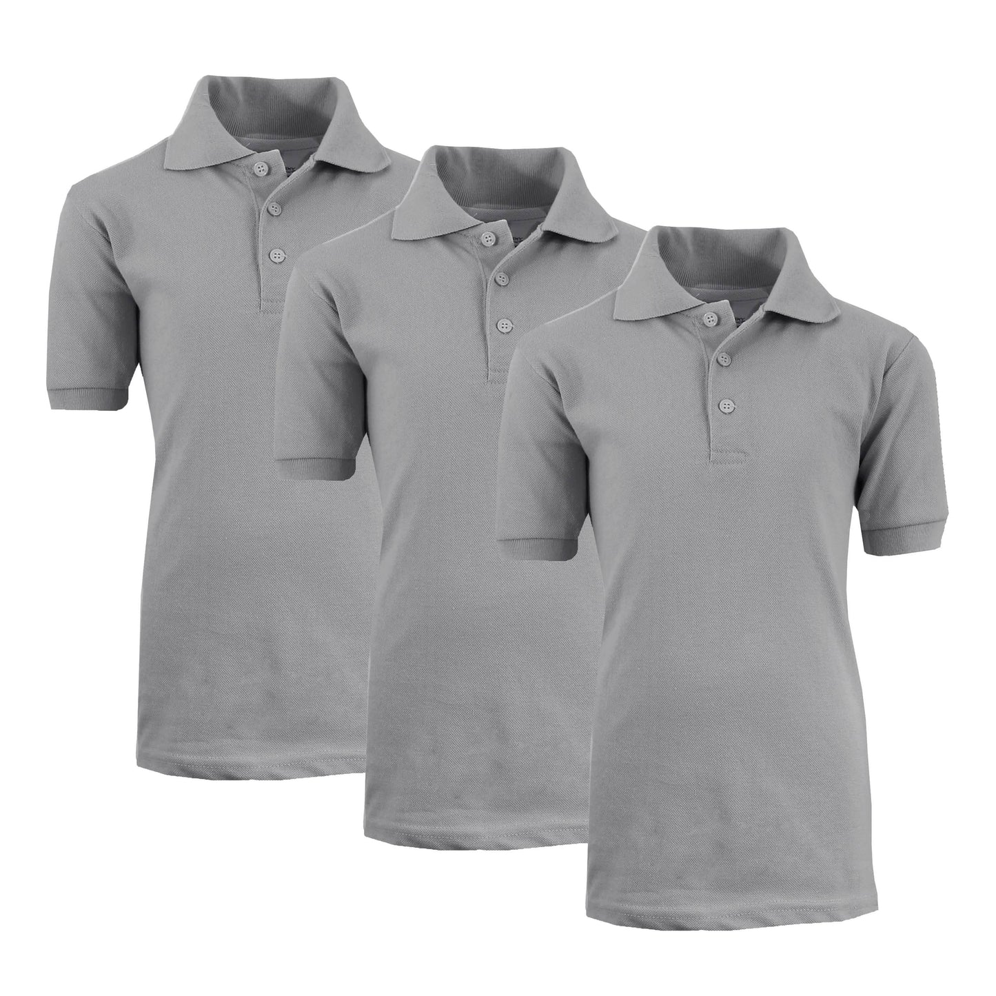3-Pack: Boys School Uniform Polo DailySale