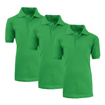 3-Pack: Boys School Uniform Polo DailySale