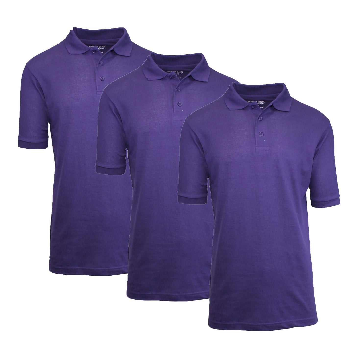 3-Pack: Boys School Uniform Polo DailySale