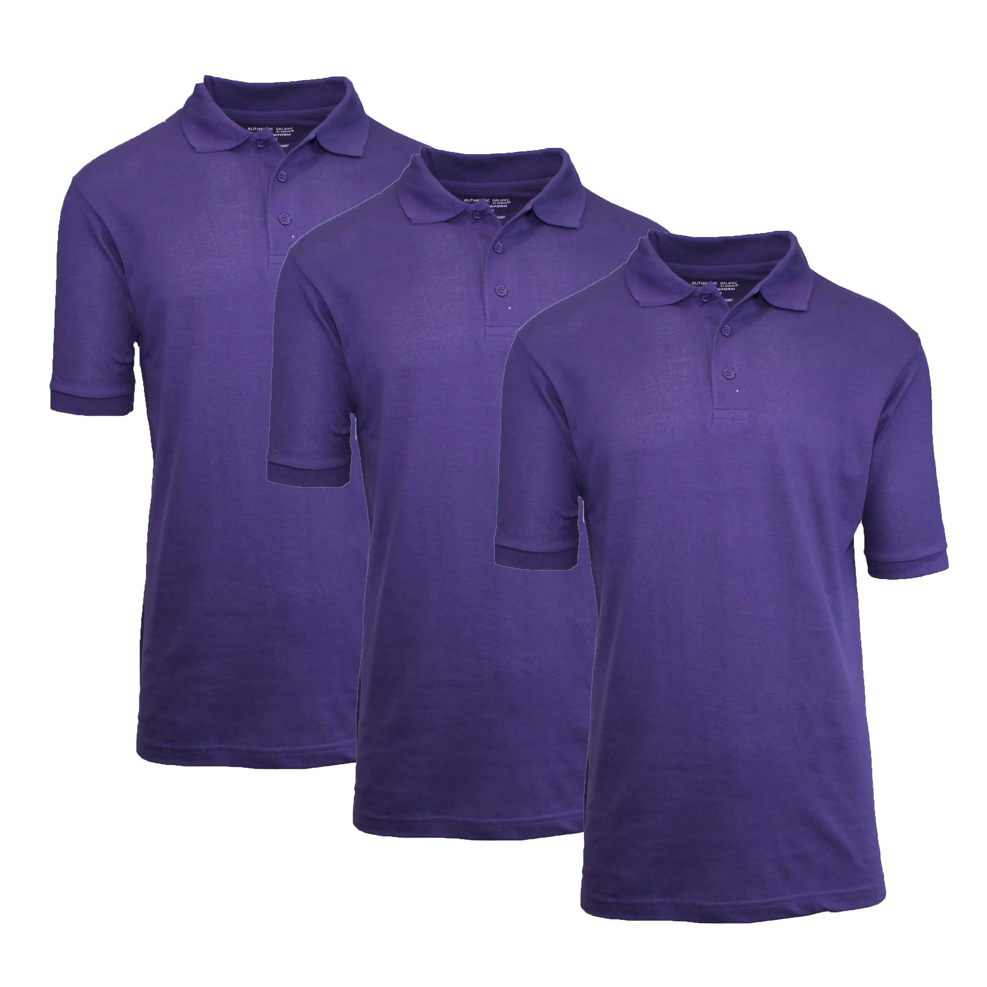 3-Pack: Boys School Uniform Polo DailySale