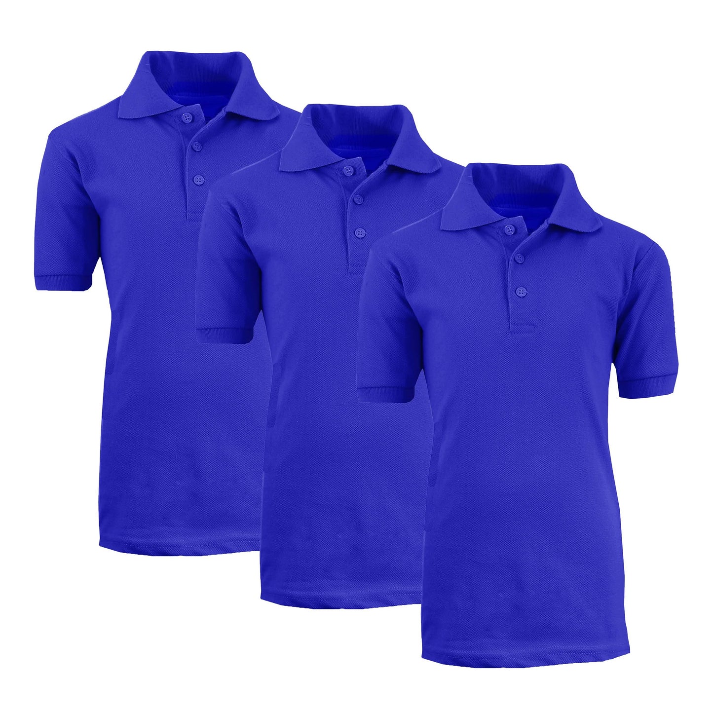3-Pack: Boys School Uniform Polo DailySale