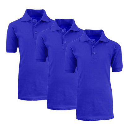 3-Pack: Boys School Uniform Polo DailySale
