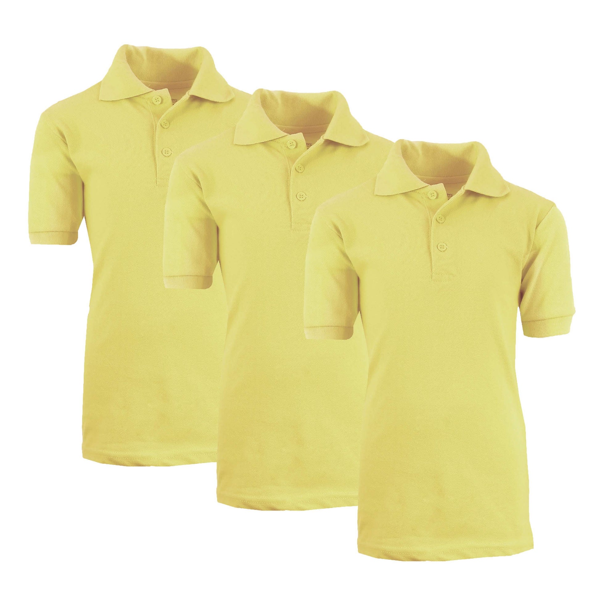 3-Pack: Boys School Uniform Polo DailySale