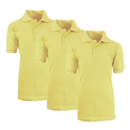 3-Pack: Boys School Uniform Polo DailySale
