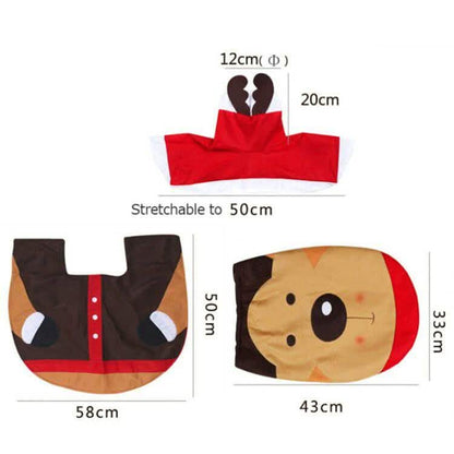 3-Pack: Christmas Fancy Christmas Home Bathroom Decor Set DailySale
