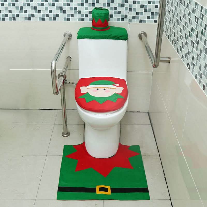 3-Pack: Christmas Fancy Christmas Home Bathroom Decor Set DailySale