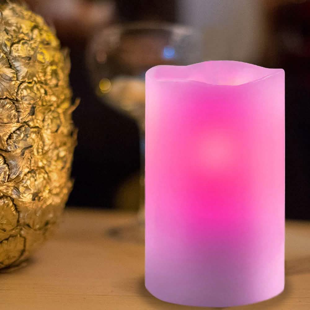 3-Pack: Color-Changing LED Flameless Candles With Remote DailySale