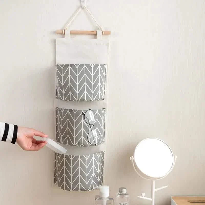 3-Pack: Cotton Hanging Storage Bag DailySale