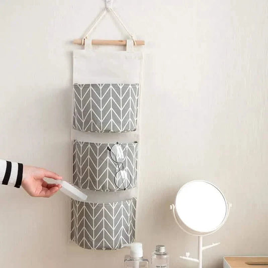 3-Pack: Cotton Hanging Storage Bag DailySale