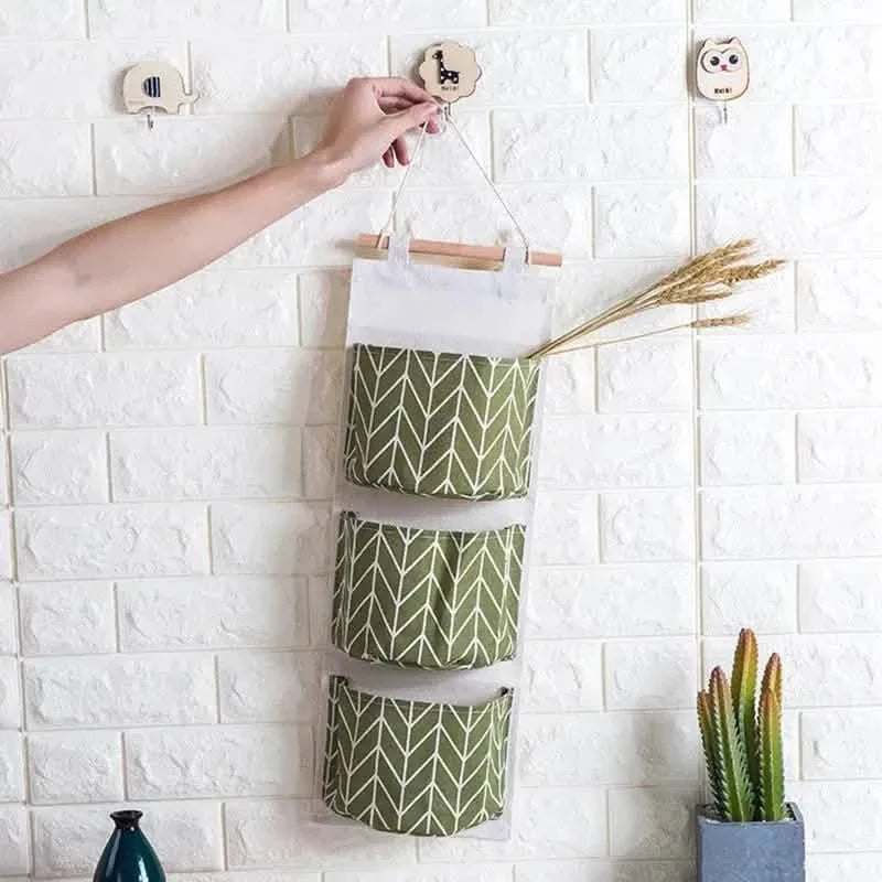 3-Pack: Cotton Hanging Storage Bag DailySale