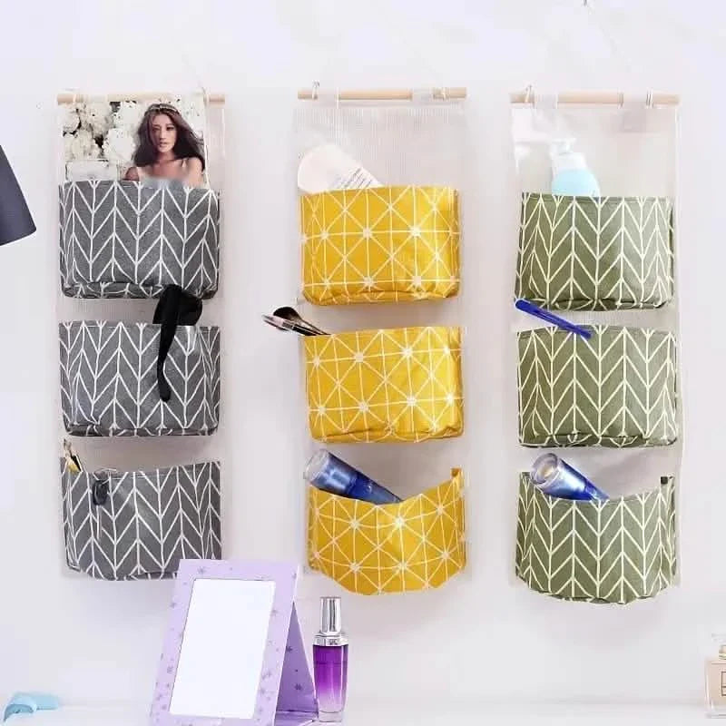 3-Pack: Cotton Hanging Storage Bag DailySale