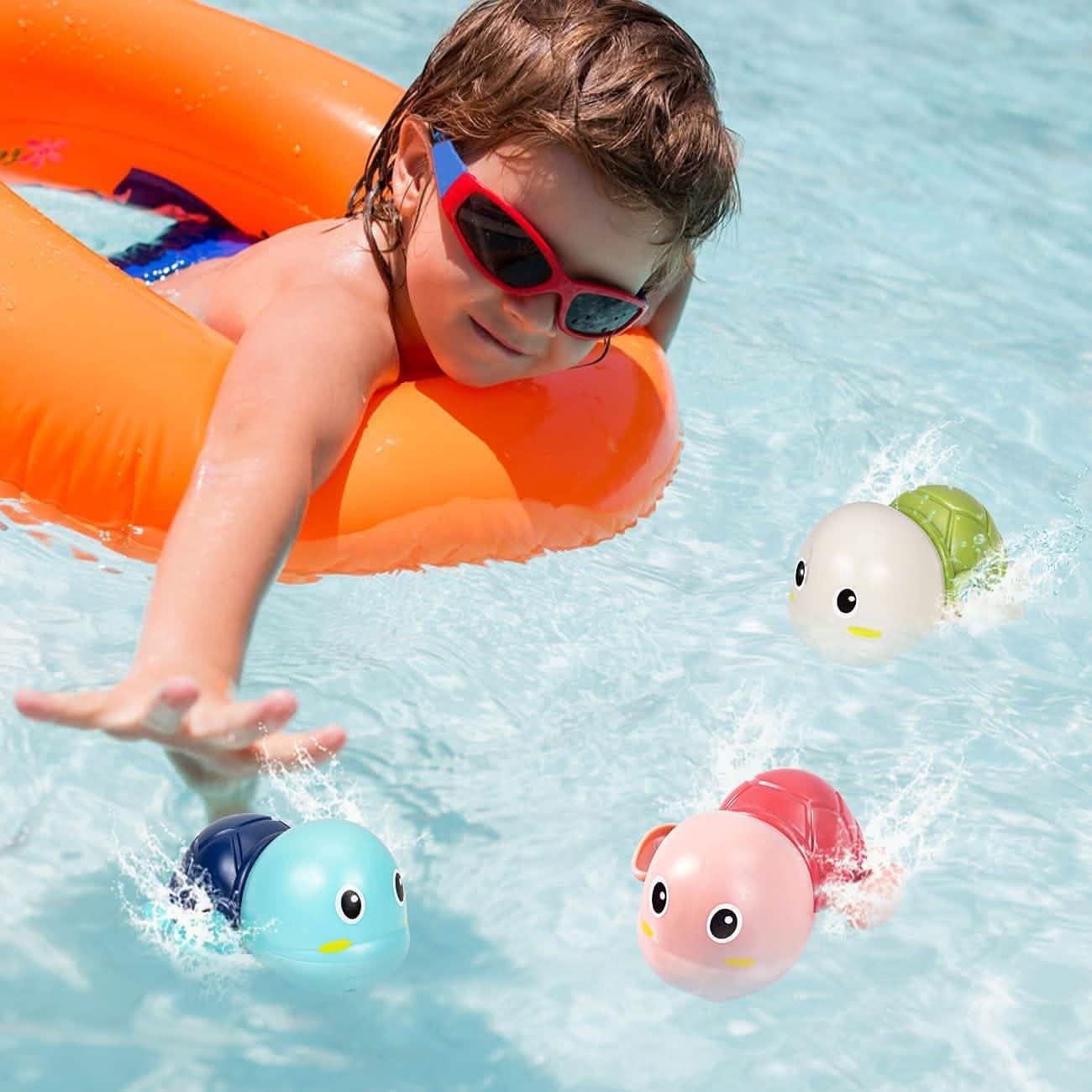 3-Pack: Cute Swimming Turtle Bath Toys DailySale