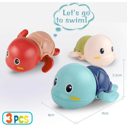 3-Pack: Cute Swimming Turtle Bath Toys DailySale