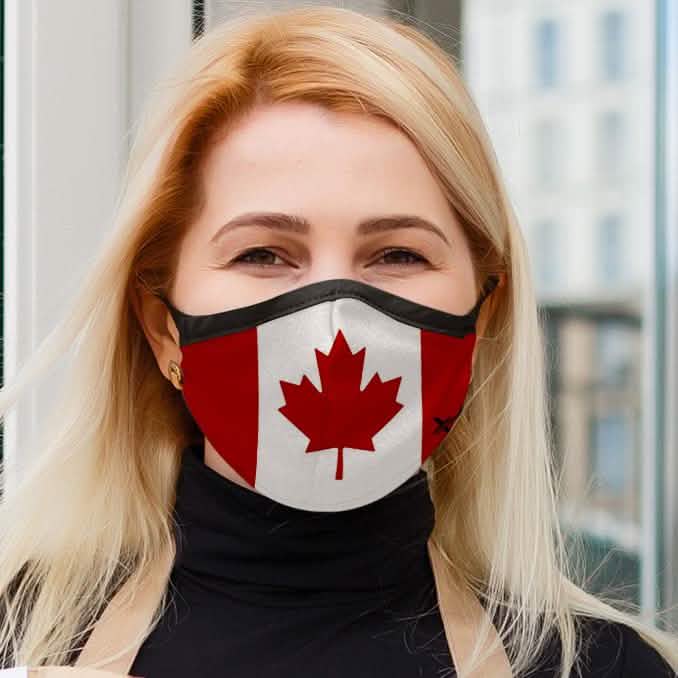 3-Pack: Double Layer Washable and Reusable Flag Masks With Adjustable Loop DailySale