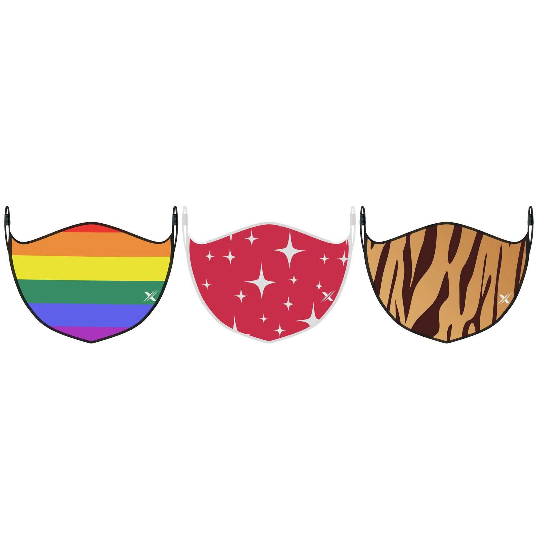 3-Pack: Double Layer Washable & Reusable Non-Medical Face Mask w/ Adjustable Loop DailySale