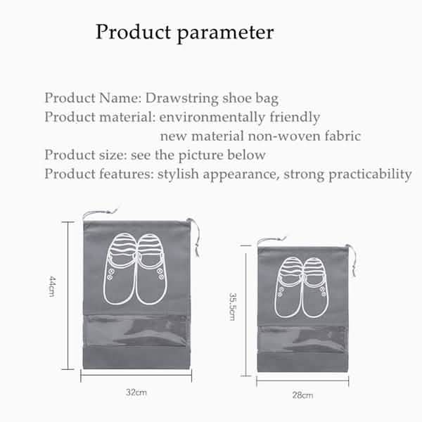 3-Pack: Drawstring Shoe Storage Bag DailySale