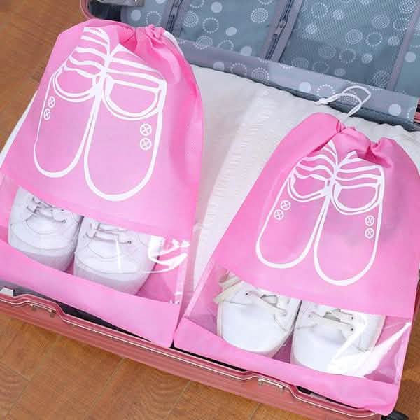 3-Pack: Drawstring Shoe Storage Bag DailySale