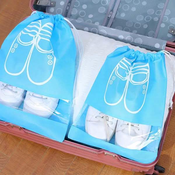 3-Pack: Drawstring Shoe Storage Bag DailySale