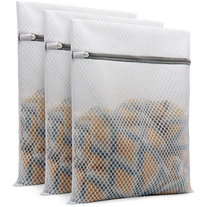 3-Pack: Durable Honeycomb Mesh Laundry Bags DailySale