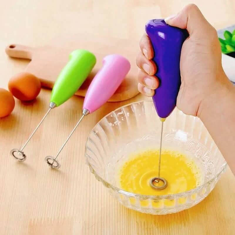 3-Pack: Electric Milk Frother Handheld Whisk DailySale